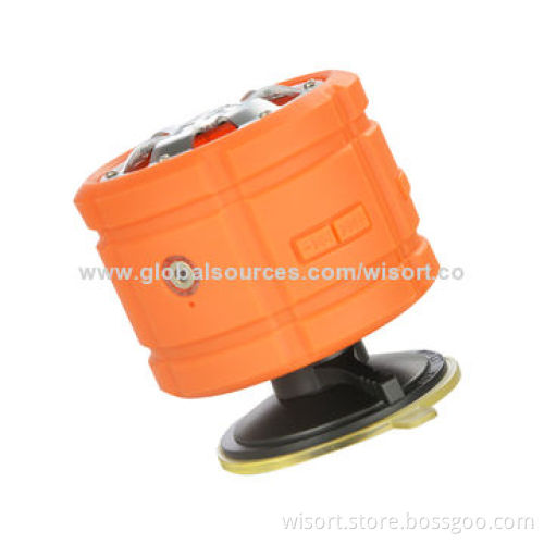 Bluetooth Sucker Speaker with 3W Output Power, 100Hz-20kHz Frequency